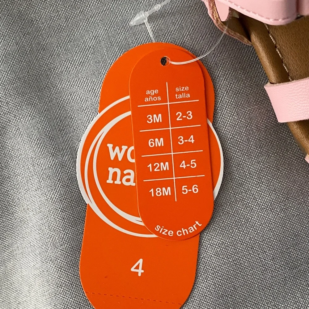 Wonder Nation Light Pink Kids Sandals